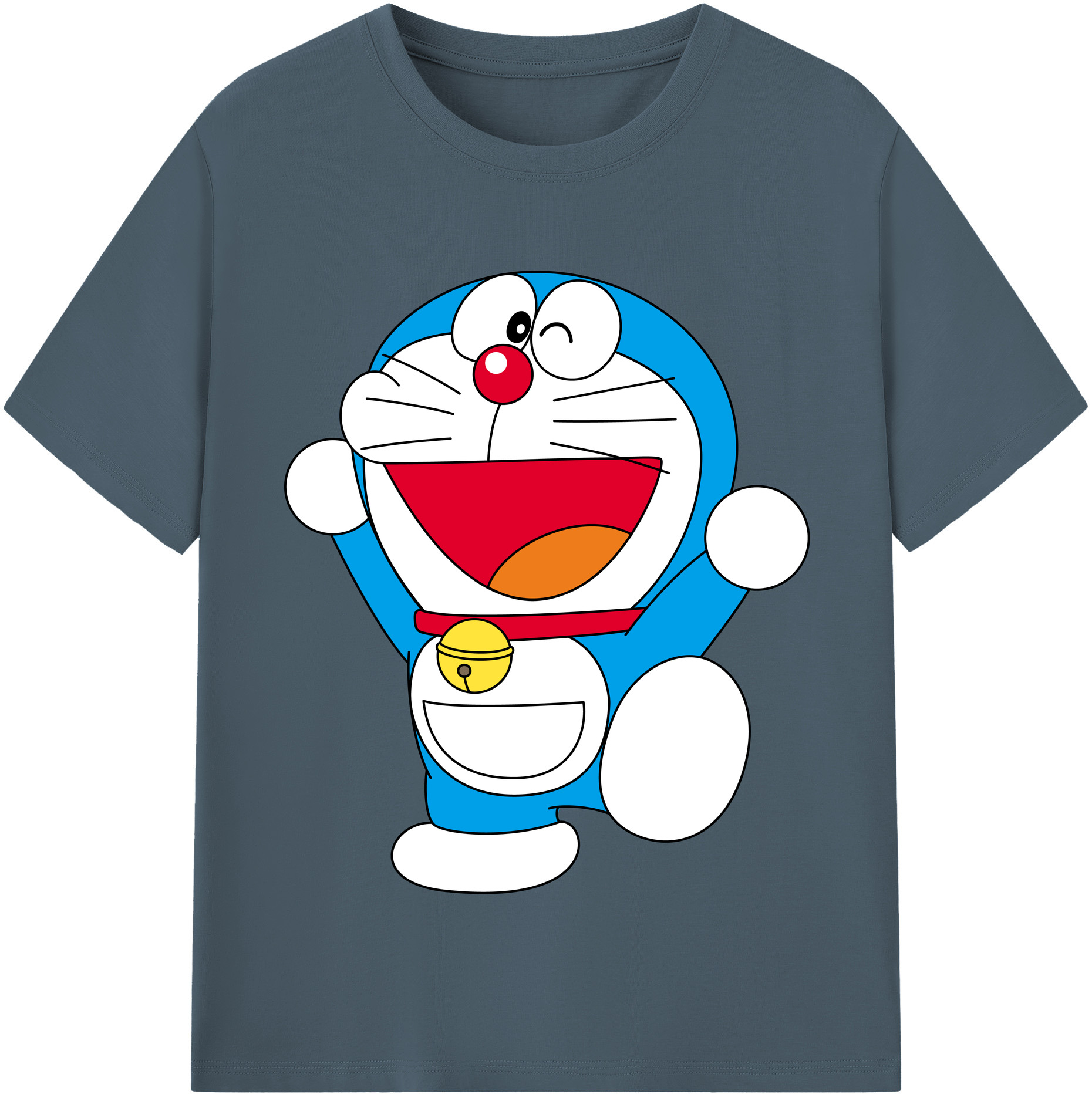 （画像用） ドラえもん Doraemon 綿100％半袖Tシャツ（フロントプリント）